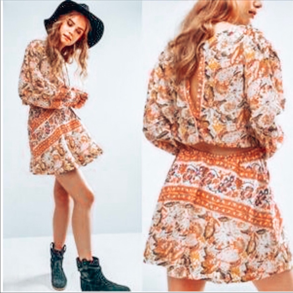🍂FALL SALE🍂NWOT🕊Free People Floral Dress